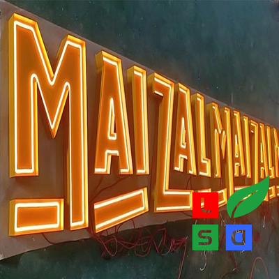 Açık Neon Kanal Mektup İşareti Logo Markalama Dış İşaret Sistemi