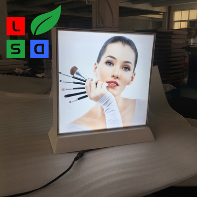LSD Çift Taraflı 2835SMD led Masaüstü Işık Kutusu Resim Çerçevesi Uzun Ömürlü